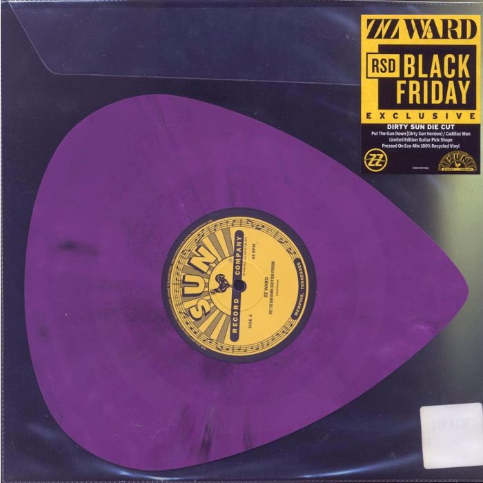 ZZ WARD - PUT THE GUN DOWN / CADILLAC MAN (LIMITED/GUITAR PICK SHAPE DIE CU