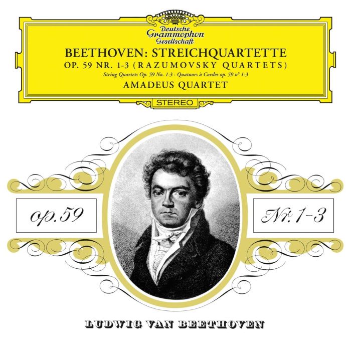 AMADEUS QUARTET - BEETHOVEN: STRING QUARTET NO.7 I N F, OP.59 NO.1 - RASUMOVSKY NO.