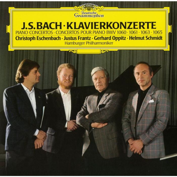 Christoph Eschenbach, Justus Frantz, Gerhard Oppitz, and Helmut Schmidt - Bach: Piano Concertos BWV 1060/1061/1063/1065