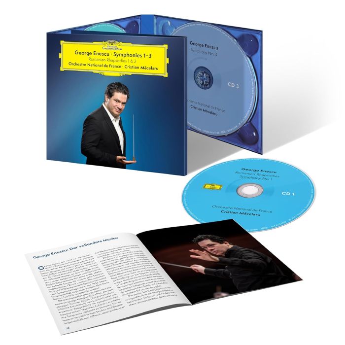 MACELARU,CRISTIAN & ORCHESTRE NATIONAL DE FRANCE - ENESCU: SYMPHONIES NOS. 1-3; ROMANIAN RHAPSODIES 1 & 2