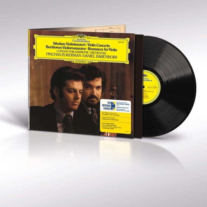 ZUKERMAN,PINCHAS & DANIEL BARENBOIM & LONDON PHILHARMONIC - SIBELIUS: VIOLIN CONCERTO BEETHOVEN: ROMANCES FOR VIOLIN (THE ORI