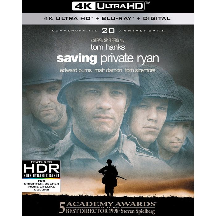 SAVING PRIVATE RYAN (20TH ANNIVERSARY - 4K UHD/BLU-RAY/DIGIT - SAVING PRIVATE RYAN (20TH ANNIVERSARY - 4K UHD/DIGITAL)