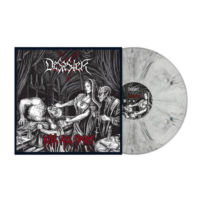 DESASTER - KILL ALL IDOLS (WHITE W/BLACK SMOKE VINYL)