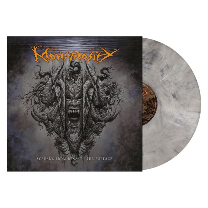 MONSTROSITY - SCREAMS FROM BENEATH THE SURFACE (GRAY MARBLED VINYL)