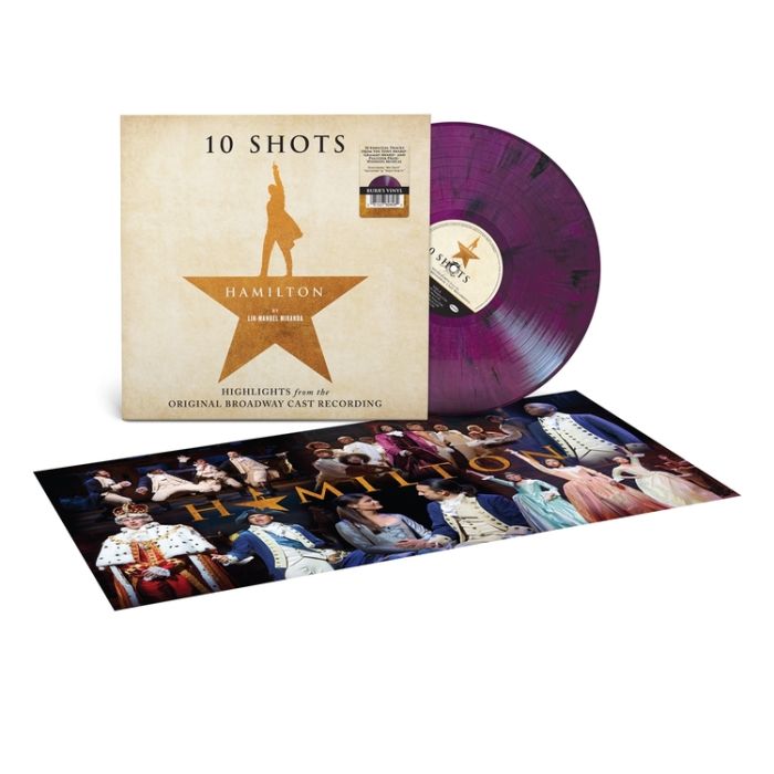 VARIOUS ARTISTS - HAMILTON: 10 SHOTS (HIGHLIGHTS FROM THE ORIGINAL BROADWAY CAST RECORDING) (BURR'S VINYL)