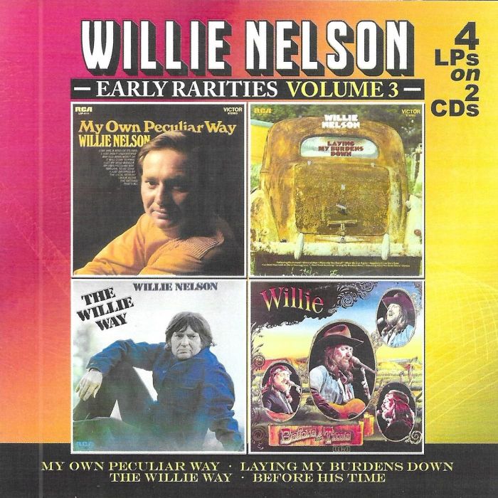 WILLIE NELSON - EARLY RARITIES V.3-4 LPS ON 2 CDS