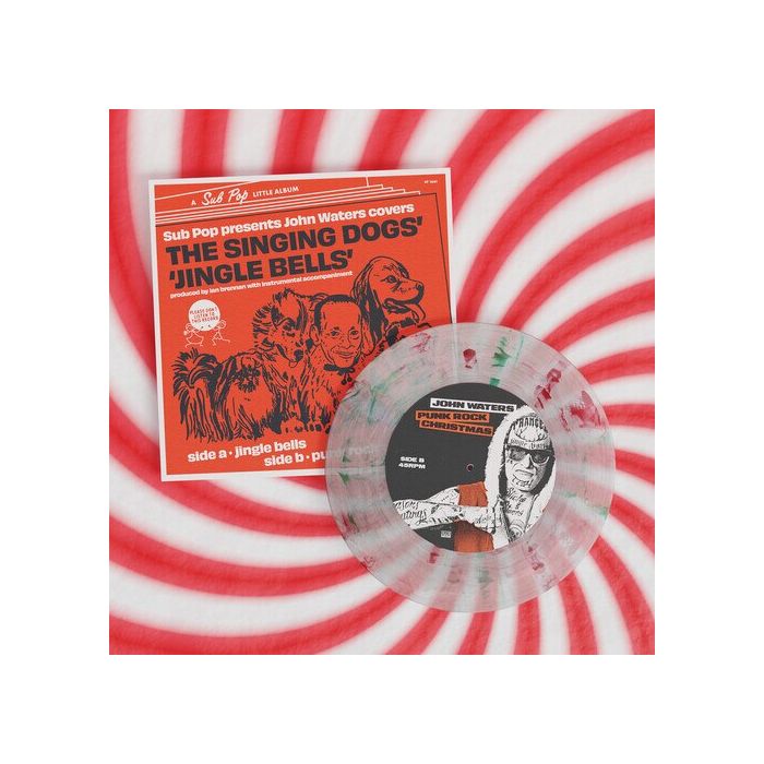JOHN WATERS - IT'S A PUNK ROCK CHRISTMAS (COLOR 7INCH)