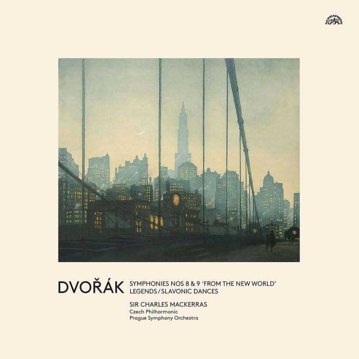 CZECH PHILHARMONIC; PRAGUE SYMPHONY ORCHESTRA - DVORAK: SYMPHONIES NOS. 8 & 9, LEGENDS, & SLAVONIC DANCES