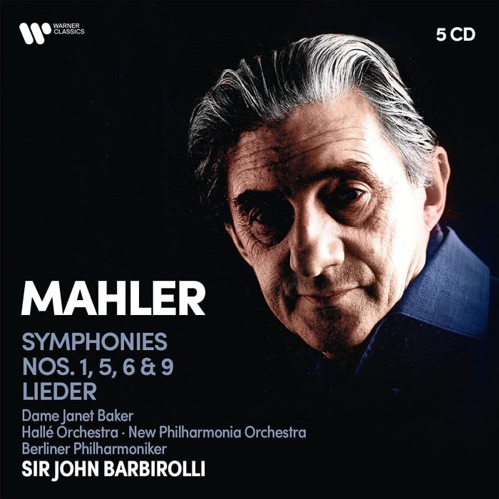 SIR JOHN BARBIROLI - MAHLER: SYMPHONIES NOS. 1 5 6 9 LIEDER