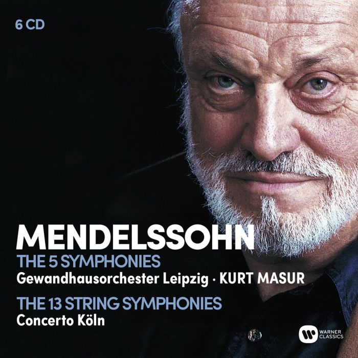 KURT MASUR - MENDELSSOHN: COMPLETE SYMPHONIES / COMPLETE STRING SYMPHONIES (6C
