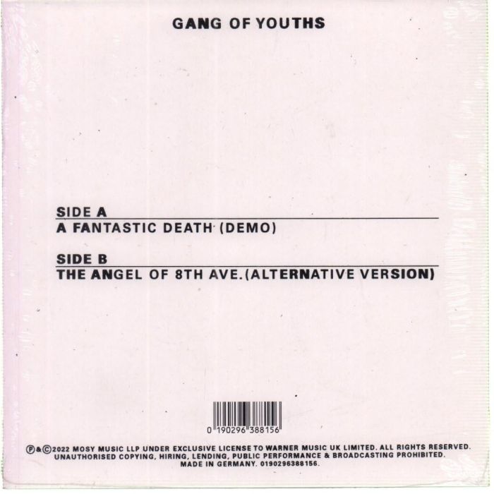 GANG OF YOUTHS - FANTASTIC DEATH (DEMO)