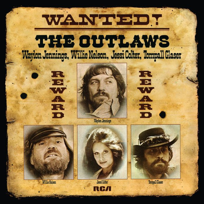 JENNINGS,WAYLON, WILLIE NELSON, JESSI COLTER & TOMPALL GLASER - WANTED! THE OUTLAWS (150G/DL INSERT)