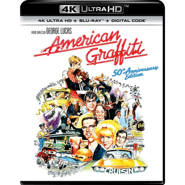 AMERICAN GRAFFITI (50TH ANNIVERSARY EDITION/4K ULTRA HD/BLU- - AMERICAN GRAFFITI (50TH ANNIVERSARY EDITION/4K ULTRA HD/BLU-RAY/D