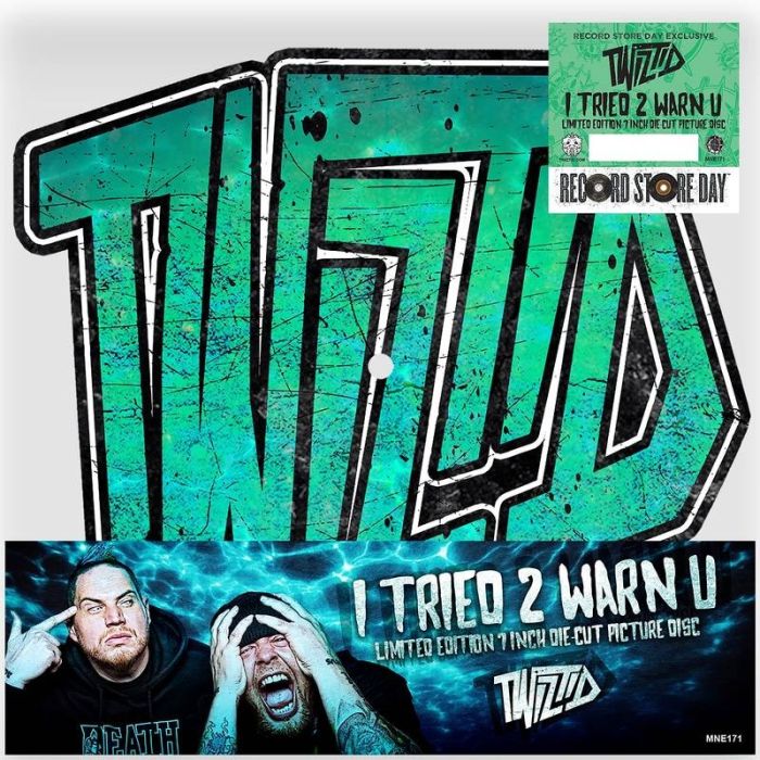 TWIZTID - I TRIED 2 WARN U (DIE-CUT 7 INCH PICTURE DISC)