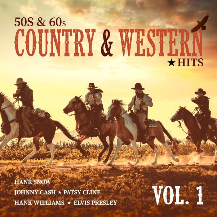 PRESLEY,ELVIS; JOHNNY CASH; GEORGE JONES & MORE - 50S & 60S COUNTRY & WESTERN HITS