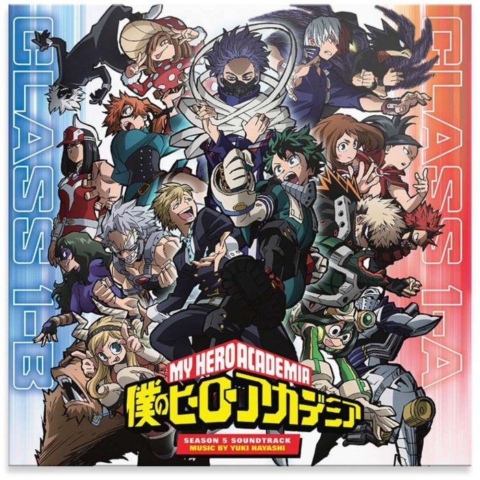 YUKI HAYASHI - MY HERO ACADEMIA: SEASON 5 OST (2LP/1-OPAQUE BLUE MARBLE/2-OPAQUE
