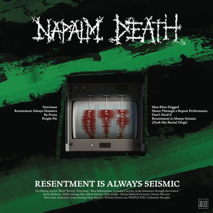 NAPALM DEATH - RESENTMENT IS ALWAYS SEISMIC - A FINAL THROW OF THROES