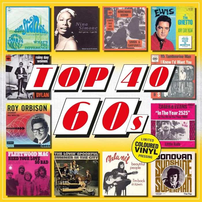 VARIOUS ARTISTS - TOP 40 - 60S (YELLOW VINYL) (IMPORT)