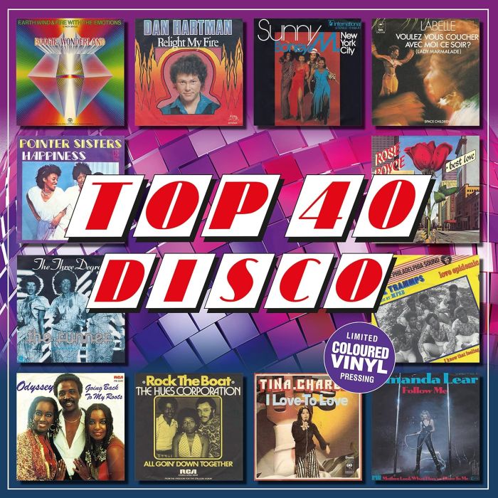 VARIOUS ARTISTS - TOP 40 DISCO (PURPLE VINYL) (IMPORT)