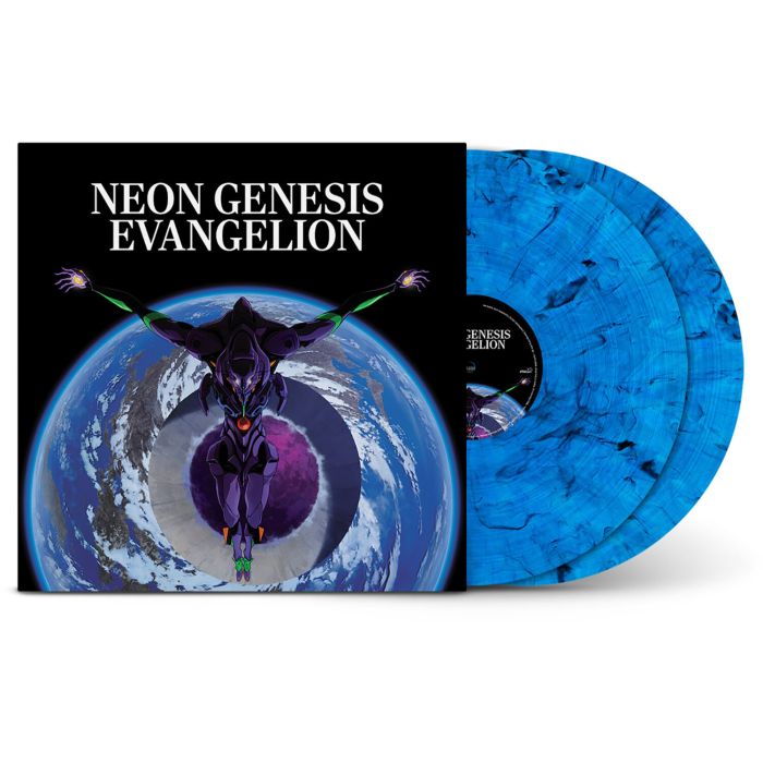 NEON GENESIS EVANGELION - NEON GENESIS EVANGELION OST (TRANSLUCENT BLUE W/ BLACK SMOKE VINY