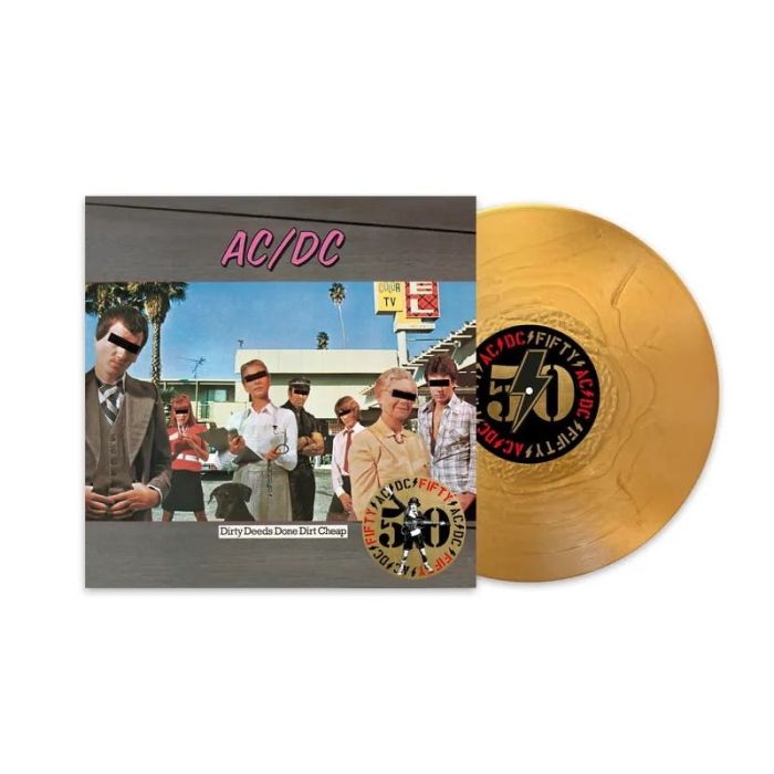 AC/DC - DIRTY DEEDS DONE DIRT CHEAP (GOLD METALLIC VINYL)