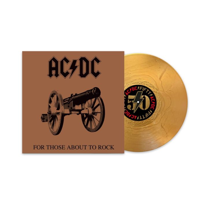 AC/DC - FOR THOSE ABOUT TO ROCK (WE SALUTE YOU) (GOLD METALLIC VINYL)