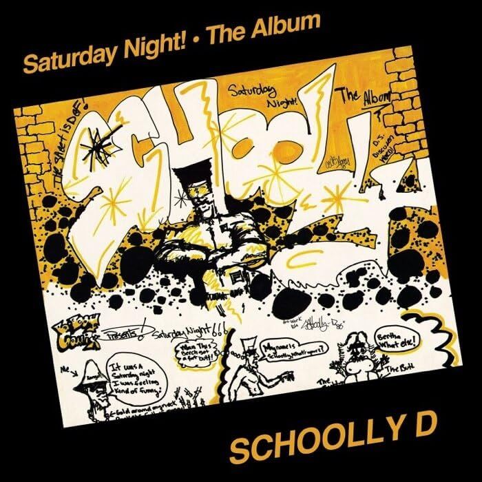 SCHOOLLY D - SATURDAY NIGHT! - THE ALBUM (LEMON PEPPER VINYL)