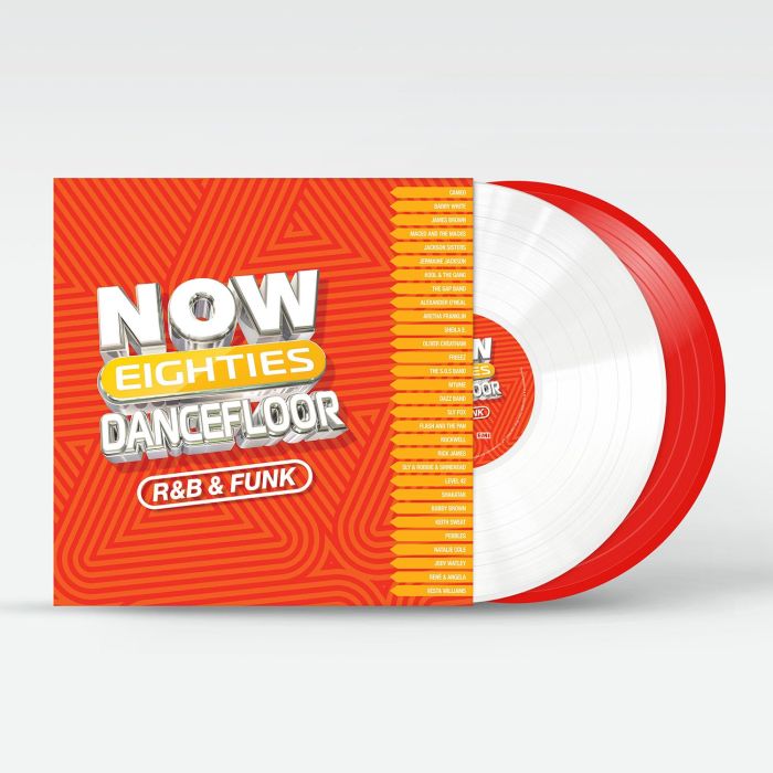 VARIOUS ARTISTS - NOW! 80'S DANCEFLOOR: R&B & FUNK (RED/WHITE VINYL)