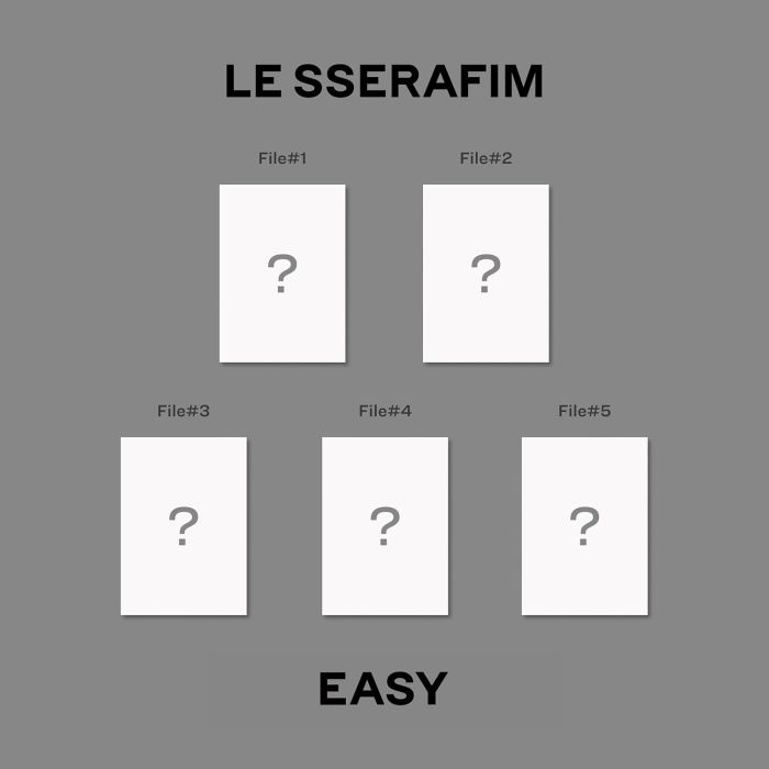 LE SSERAFIM - EASY: 3RD MINI ALBUM (COMPACT VER.)