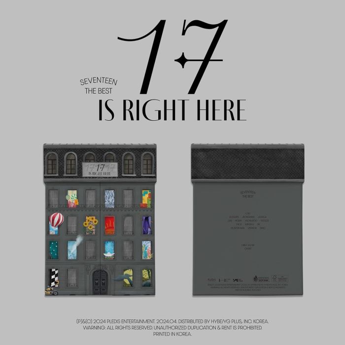 SEVENTEEN - SEVENTEEN BEST ALBUM 17 IS RIGHT HERE (HERE VER.)