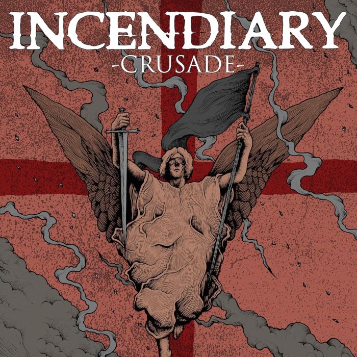 INCENDIARY - CRUSADE (CLOUDY RED VINYL)