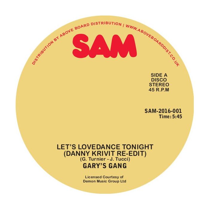 GARY'S GANG - LET'S LOVEDANCE TONIGHT (DANNY KRIVIT RE-EDIT)