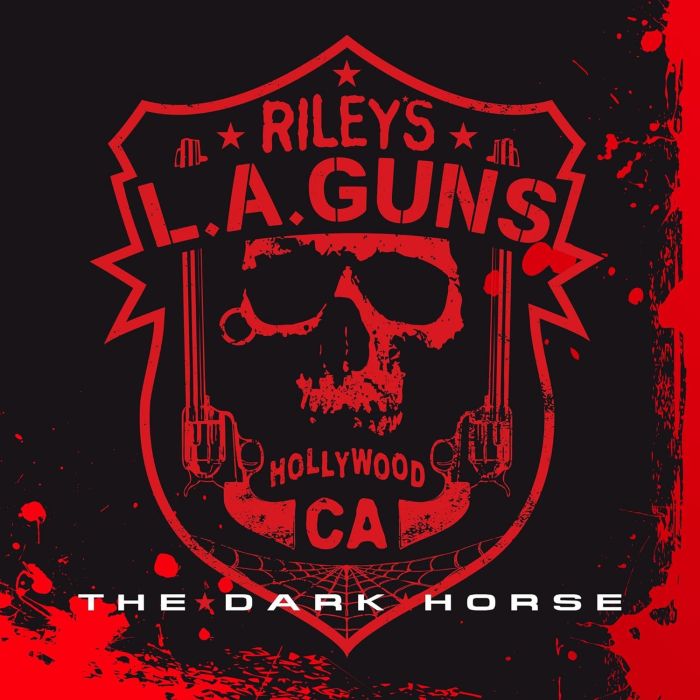 L.A. GUNS - DARK HORSE (RED & BLACK MARBLE VINYL)