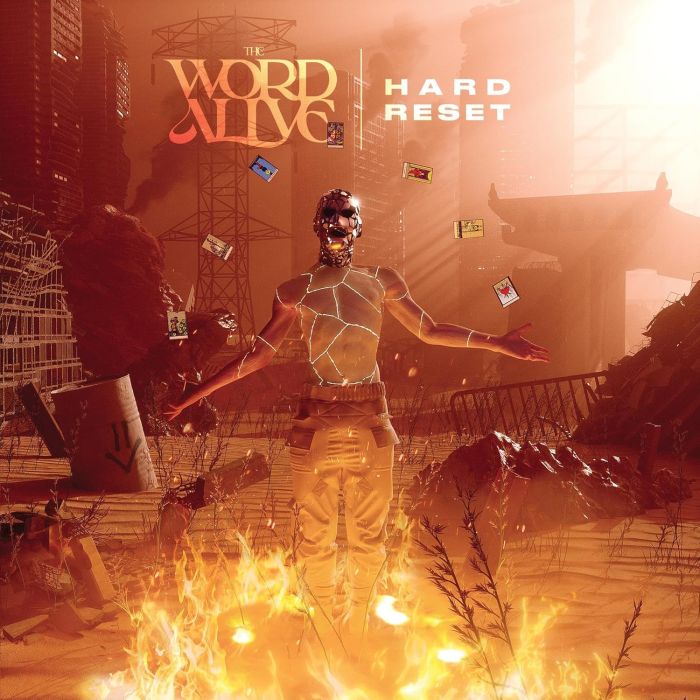 WORD ALIVE - HARD RESET (TRANSPARENT RED W/WHITE SWIRL VINYL)