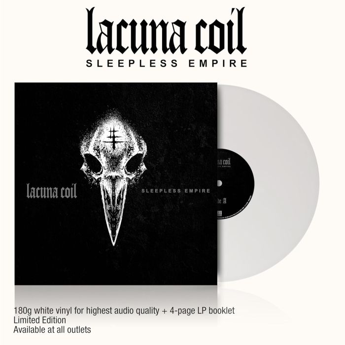 LACUNA COIL - SLEEPLESS EMPIRE (WHITE VINYL)