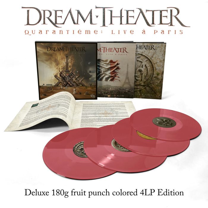 DREAM THEATER - QUARANTIEME: LIVE A PARIS (FRUIT PUNCH COLORED VINYL)