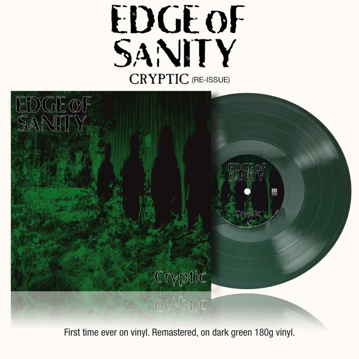 EDGE OF SANITY - CRYPTIC (RE-ISSUE) (DARK GREEN VINYL)