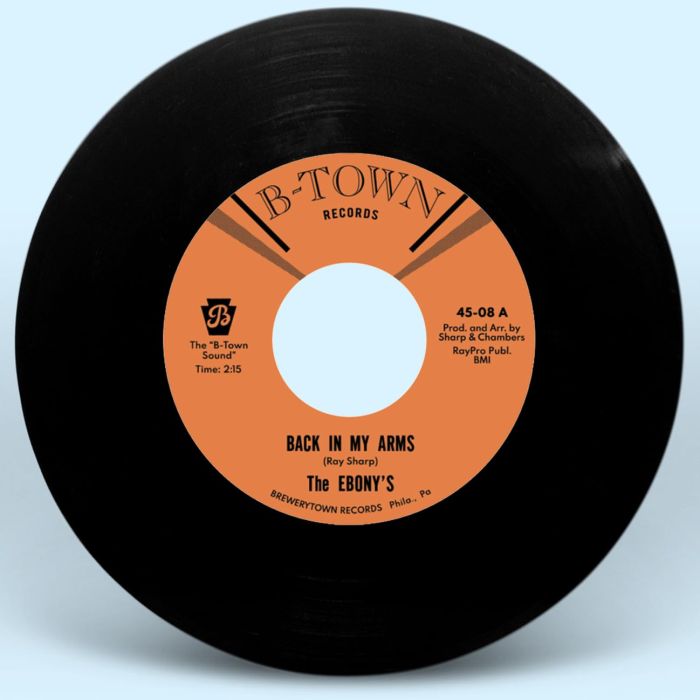 EBONYS - BACK IN MY ARMS B/W I CAN'T HELP BUT LOVE YOU