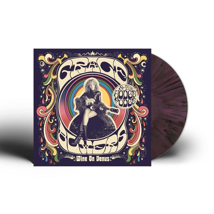 BOWERS,GRACE & THE HODGE PODGE - WINE ON VENUS (RECYCLED RAINBOW TIE DYE SPLATTER VINYL)