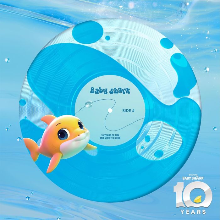 PINKFONG - BABY SHARK 10 YEARS (LIMITED EDITION/LIQUID FILLED VINYL/NUMBERED