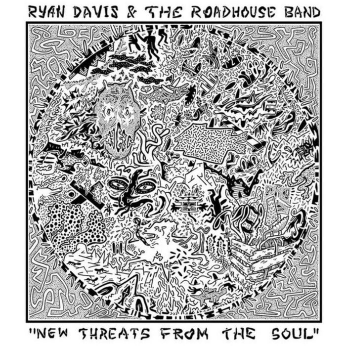 DAVIS,RYAN & THE ROADHOUSE BAND - NEW THREATS FROM THE SOUL (CLEAR W/ BLUE & WHITE SWIRLED COLORED