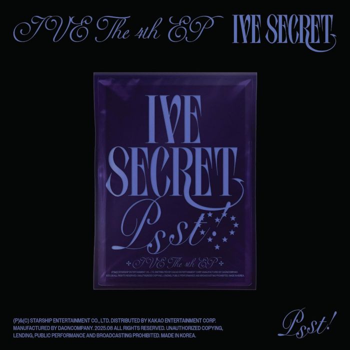 IVE - IVE THE 4TH EP IVE SECRET (PSST! VER.)