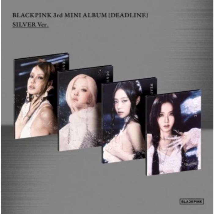 BLACKPINK - DEADLINE-BLACKPINK THE 3RD MINI ALBUM (SILVER VER.-ROSE)