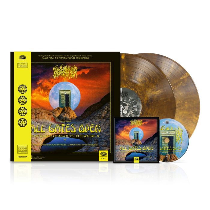 BLOOD INCANTATION - ALL GATES OPEN (OST) ( GOLD/BLACK ICE VINYL/2LP/BLU-RAY)