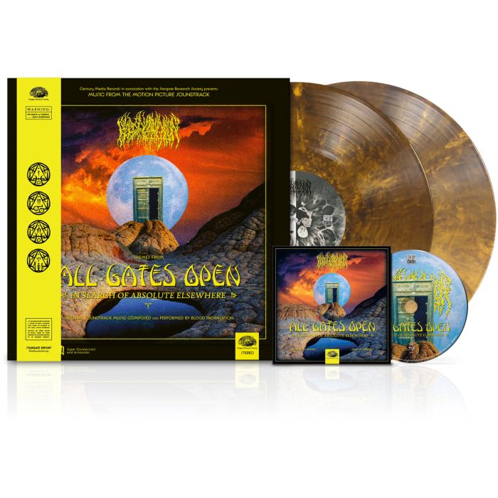 BLOOD INCANTATION - ALL GATES OPEN (OST) ( GOLD/BLACK ICE VINYL/2LP/BLU-RAY)