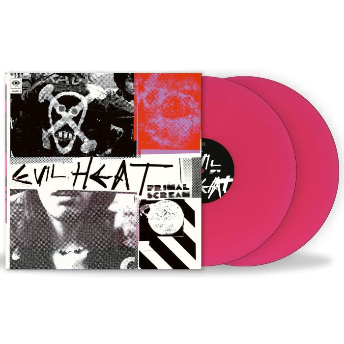 PRIMAL SCREAM - EVIL HEAT (MAGENTA VINYL)
