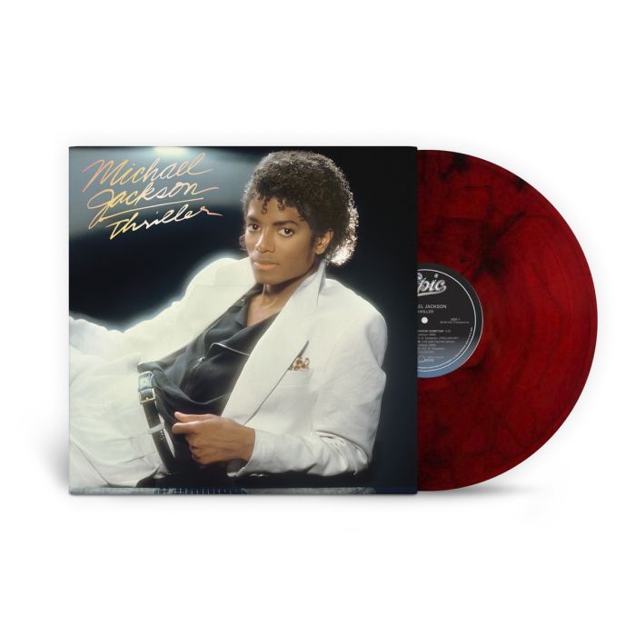 MICHAEL JACKSON - THRILLER (RED & BLACK MARBLE VINYL)