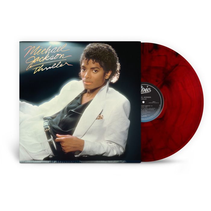 MICHAEL JACKSON - THRILLER (RED & BLACK MARBLE VINYL)