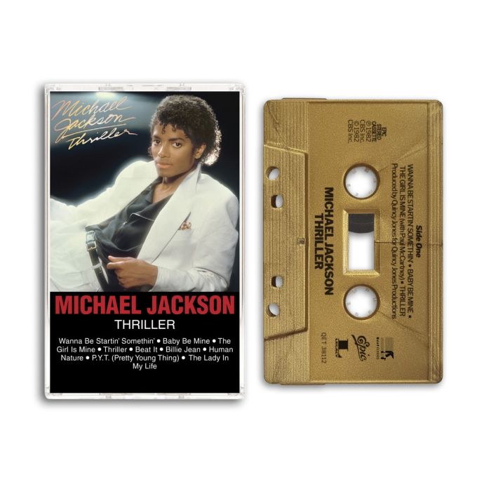 MICHAEL JACKSON - THRILLER (GOLD METALLIC CASSETTE)