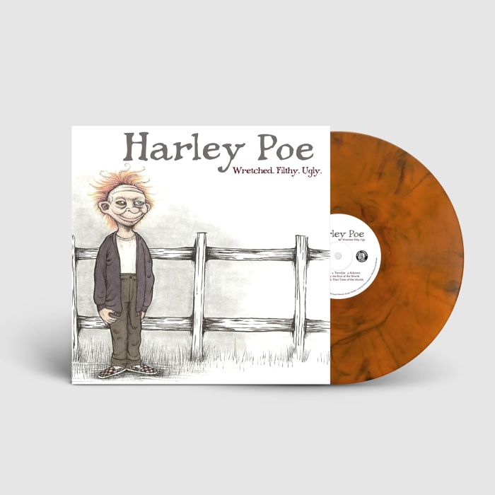HARLEY POE - WRETCHED FILTHY UGLY (ORANGE VINYL)
